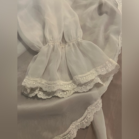Vintage Bridal Sheer Jacket - Picture 3 of 7